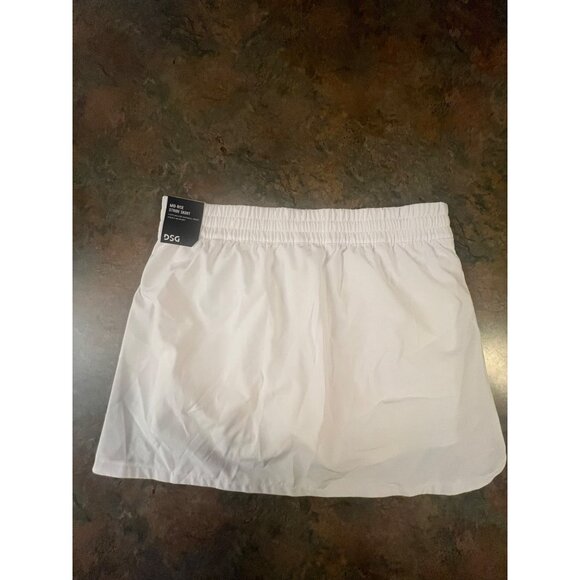 DSG Womens Mid-Rise Stride Skort Pure White‎ Medium - Picture 2 of 9
